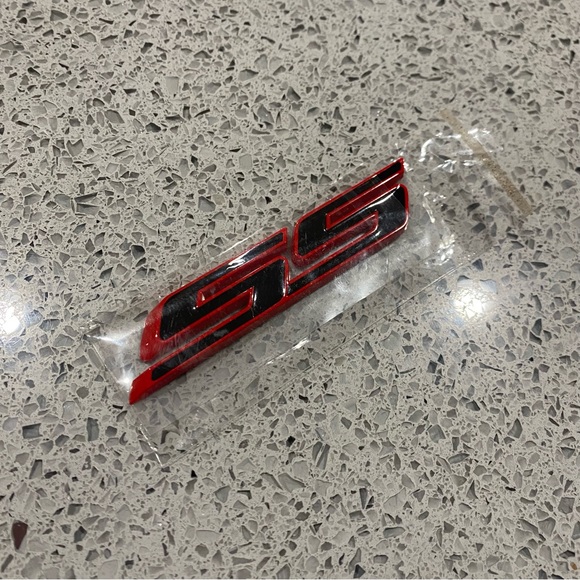 1x OEM  Ss Emblems Metal Decal 3D Logo for Camaro Zl1 1Le Series Redline - Picture 3 of 4